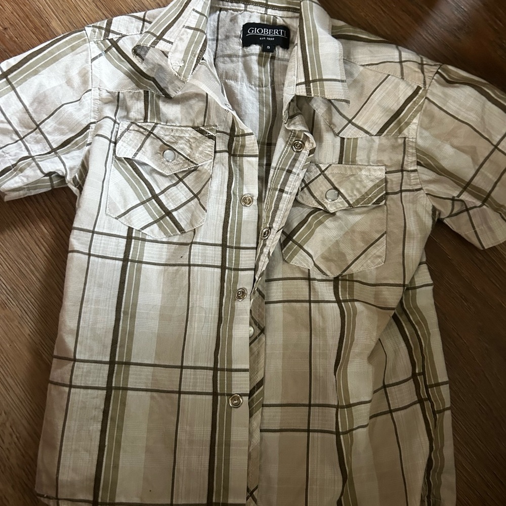 Globetrotter Plaid Short Sleeve Shirt